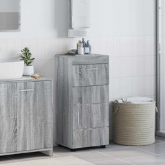 vidaXL Bathroom Cabinet Set TULUM Grey Sonoma 37 x 31.5 x 82 cm 1