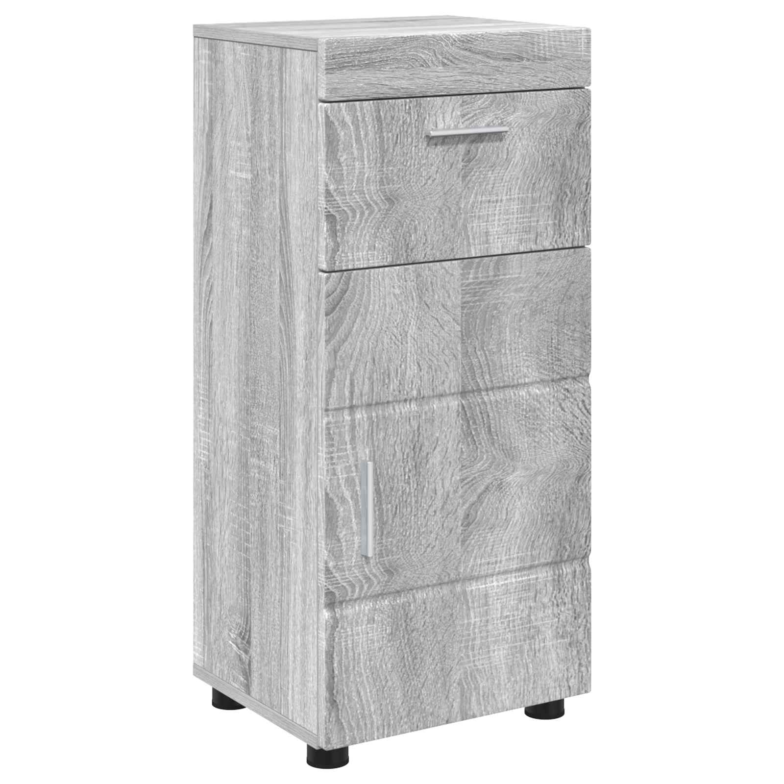 vidaXL Bathroom Cabinet Set TULUM Grey Sonoma 37 x 31.5 x 82 cm 2