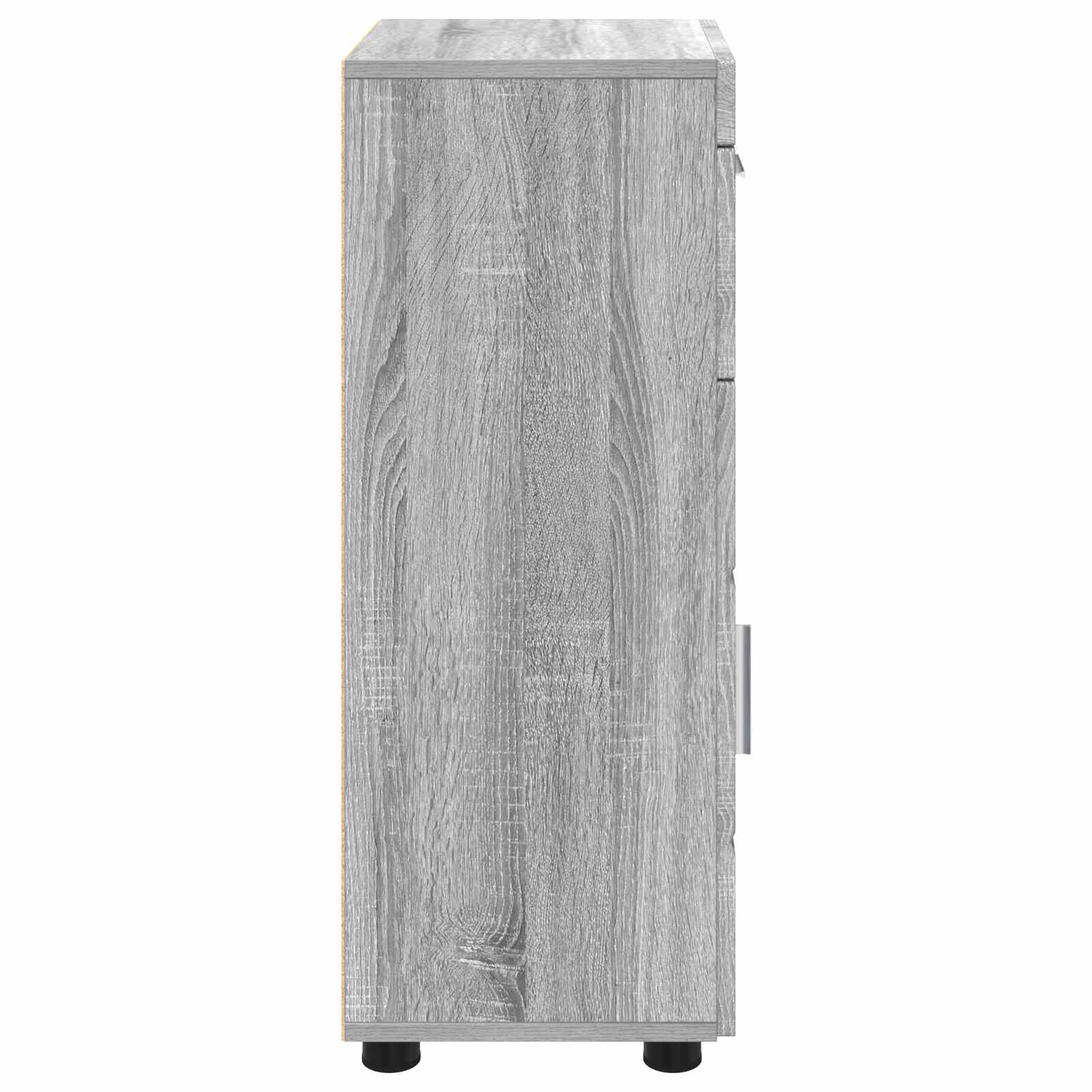 vidaXL Bathroom Cabinet Set TULUM Grey Sonoma 37 x 31.5 x 82 cm 6