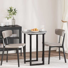 vidaXL Table Top Ø 60 x 1.5 cm Round Engineered Wood Concrete Grey 1