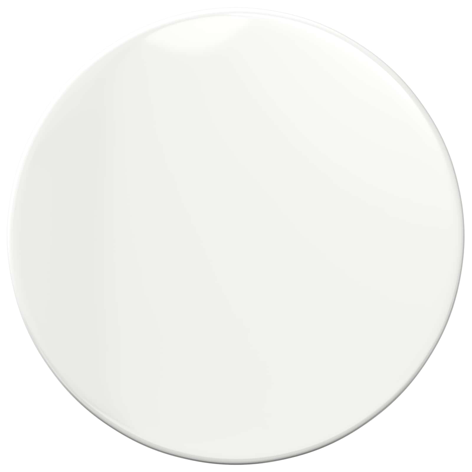 vidaXL Table Top Ø 60 x 1.5 cm Round Engineered Wood High Gloss White 2
