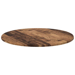 vidaXL Table Top Ø 60 x 1.5 cm Round Engineered Wood Old Wood 5