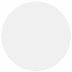 vidaXL Table Top Ø 70 x 1.5 cm Round Engineered Wood White 2