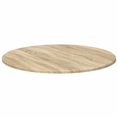 vidaXL Table Top Ø 70 x 1.5 cm Round Engineered Wood Sonoma Oak 5