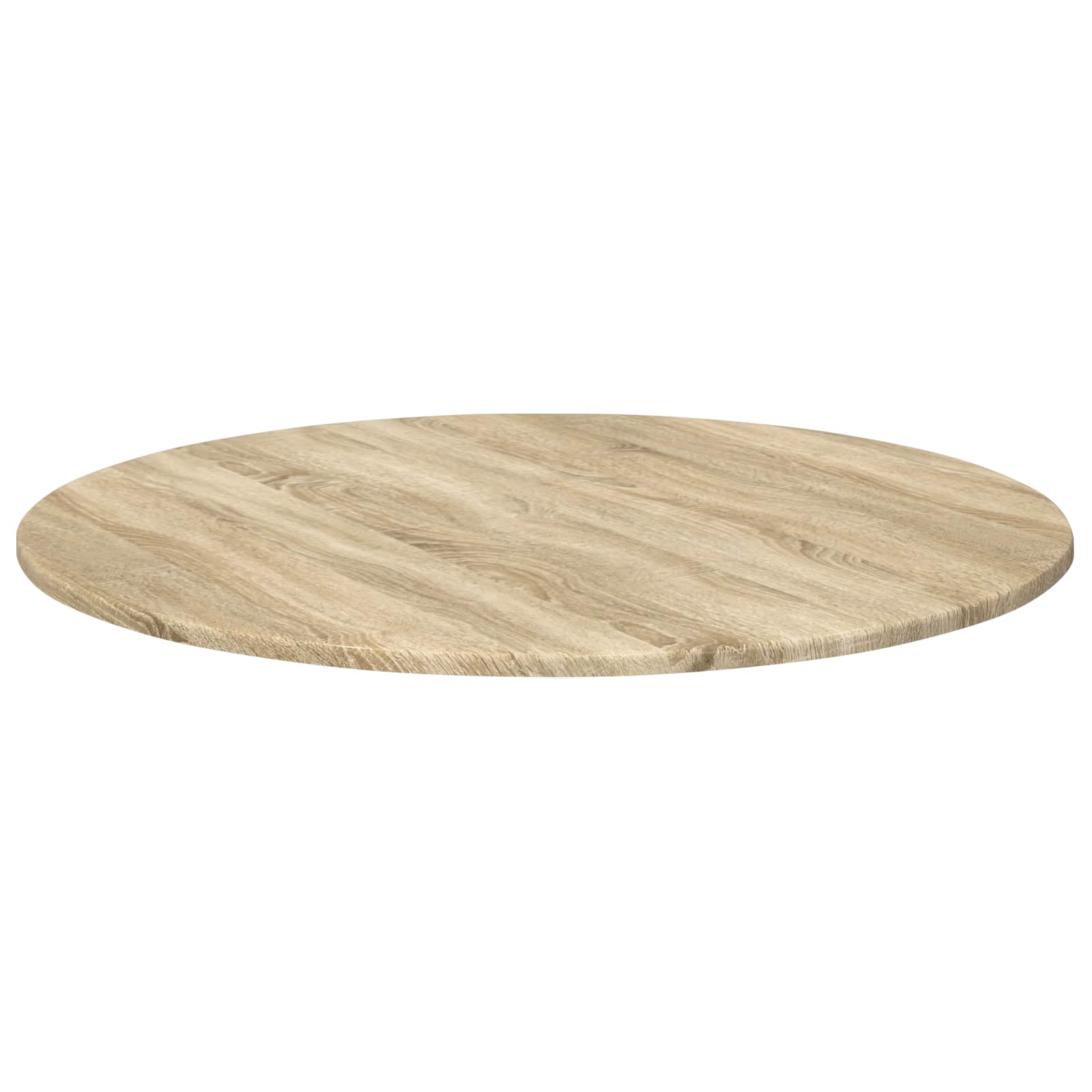 vidaXL Table Top Ø 80 x 1.5 cm Round Engineered Wood Sonoma Oak 5