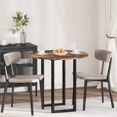 vidaXL Table Top Ø 80 x 1.5 cm Round Engineered Wood Old Wood 1