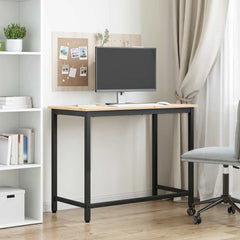 vidaXL Table Natural 100 x 50 x 77 cm Engineered Wood and Steel 4