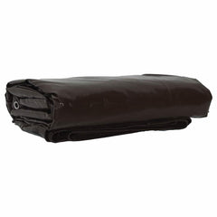 vidaXL Tarpaulin 650g / m² Brown 2 x 3 m Canvas with PVC Coating 1