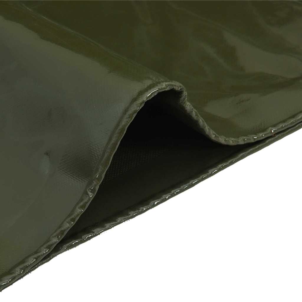 vidaXL Tarpaulin 650g / m² Olive Green 1.5 x 10 m 6