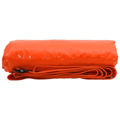 vidaXL Tarpaulin 650g / m² Orange 2.5 x 4.5 m Canvas with PVC Coating 3