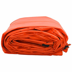 vidaXL Tarpaulin 650g / m² Orange 2.5 x 4.5 m Canvas with PVC Coating 4