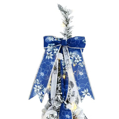vidaXL Artificial Christmas Tree White 210 cm PVC 5