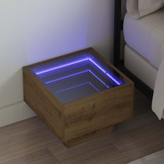 vidaXL Coffee Table Artisan Oak 40 x 40 x 30 cm Engineered wood 4