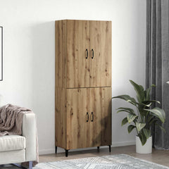 Highboard 2 pcs 69.5 x 34 x 180 cm Engineered Wood Artisan oak