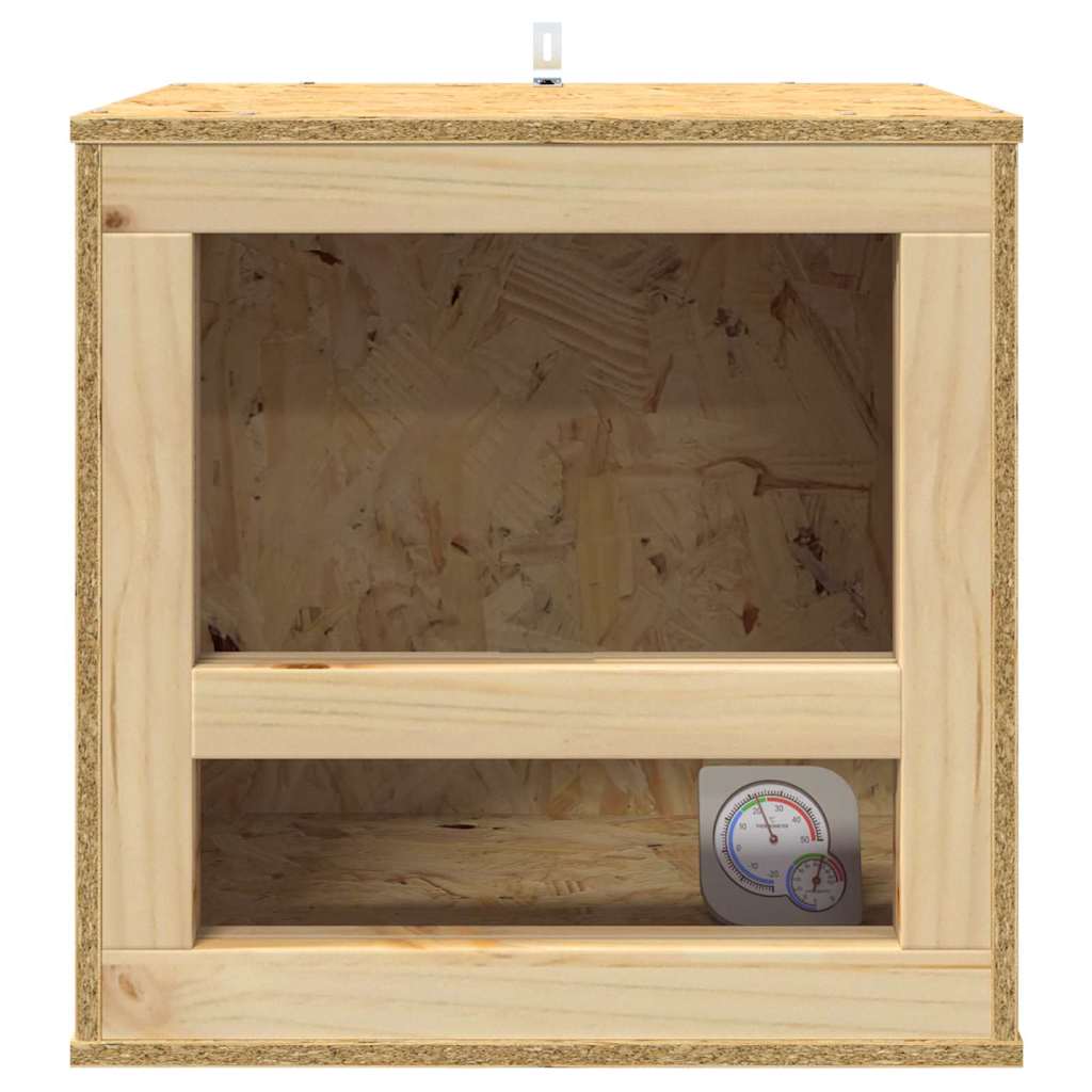 vidaXL Terrarium Brown 40 x 40 x 40 cm OSB 6
