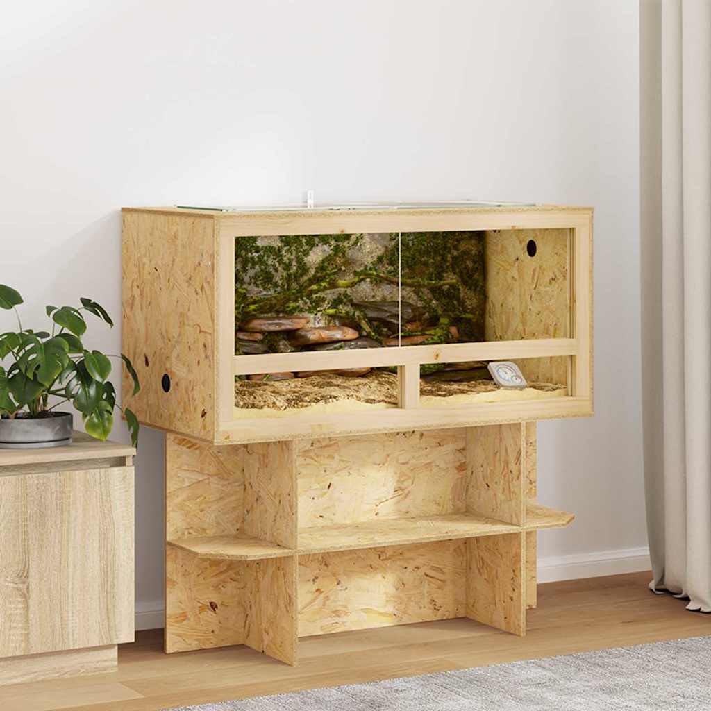 Terrarium Brown 80 x 50 x 50 cm OSB 100 cm