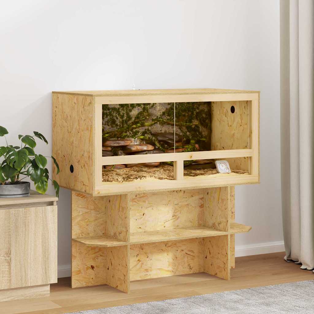 vidaXL Terrarium Base Brown 100 x 50 x 50 cm OSB 1