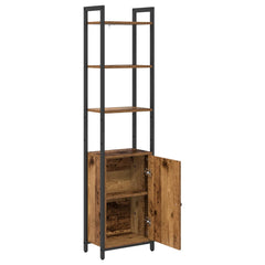 vidaXL Book Cabinet 6-Tier 40 x 24 x 161 cm Engineered Wood Old Wood 5