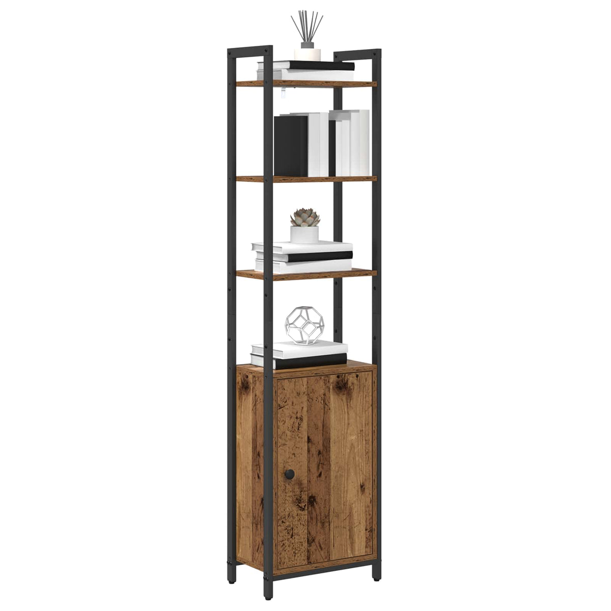 Book Cabinet 6-Tier Engineered Wood