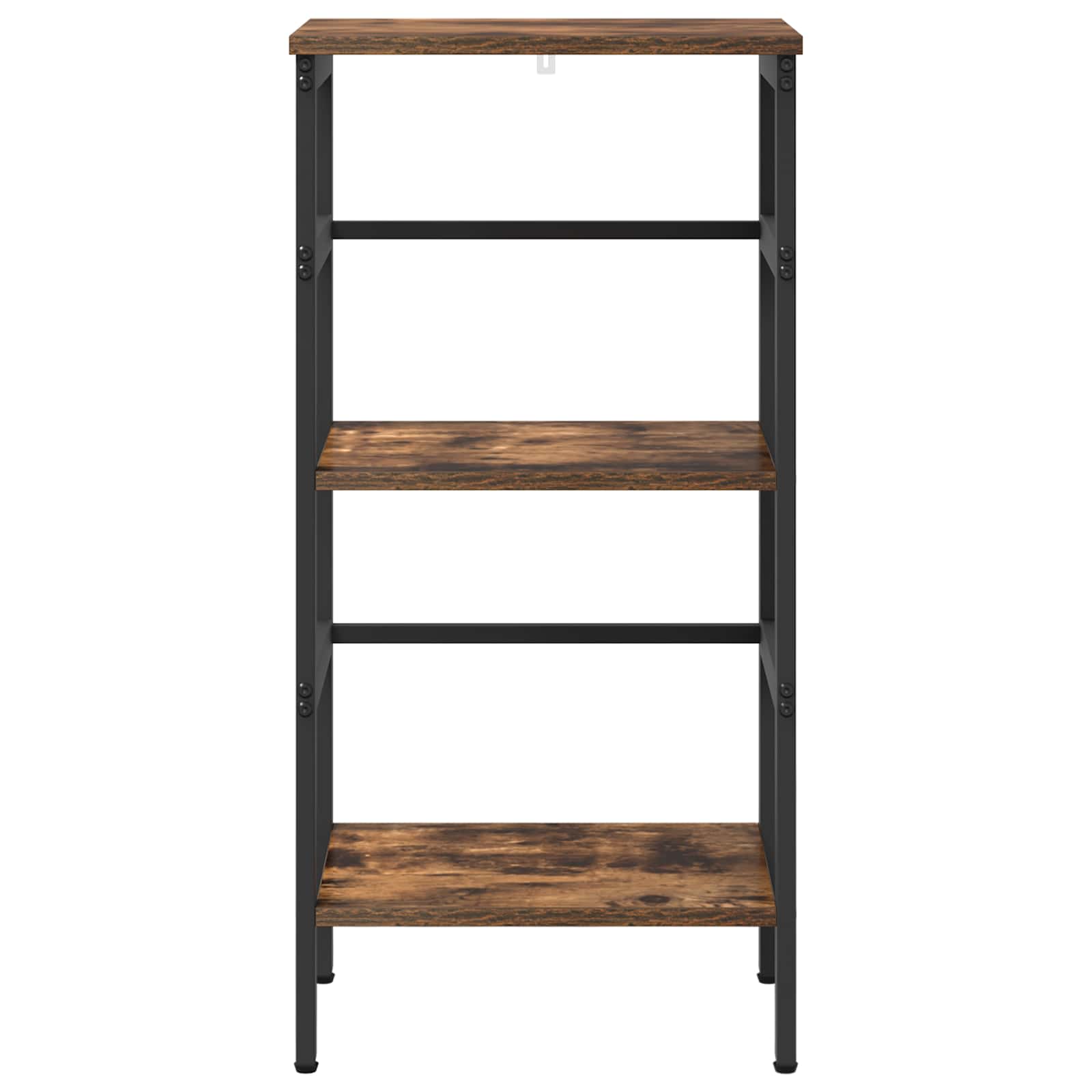 vidaXL Bookshelf 2-Tier 40 x 29.5 x 81 cm Engineered Wood Smoked Oak 5