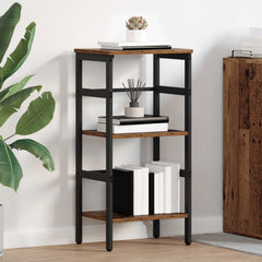 vidaXL Bookshelf 2-Tier 40 x 29.5 x 81 cm Engineered Wood Old Wood 1