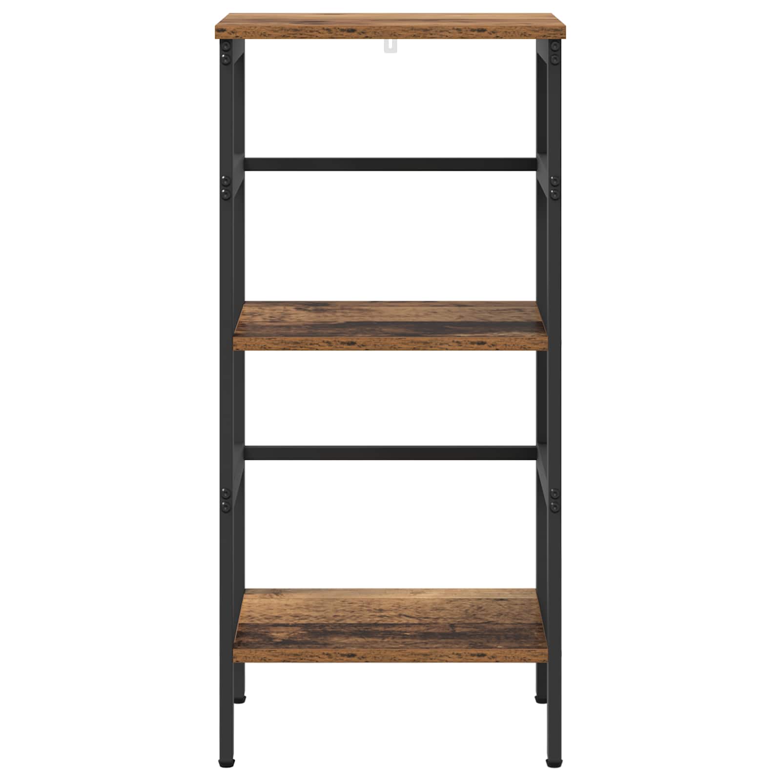 vidaXL Bookshelf 2-Tier 40 x 29.5 x 81 cm Engineered Wood Old Wood 5