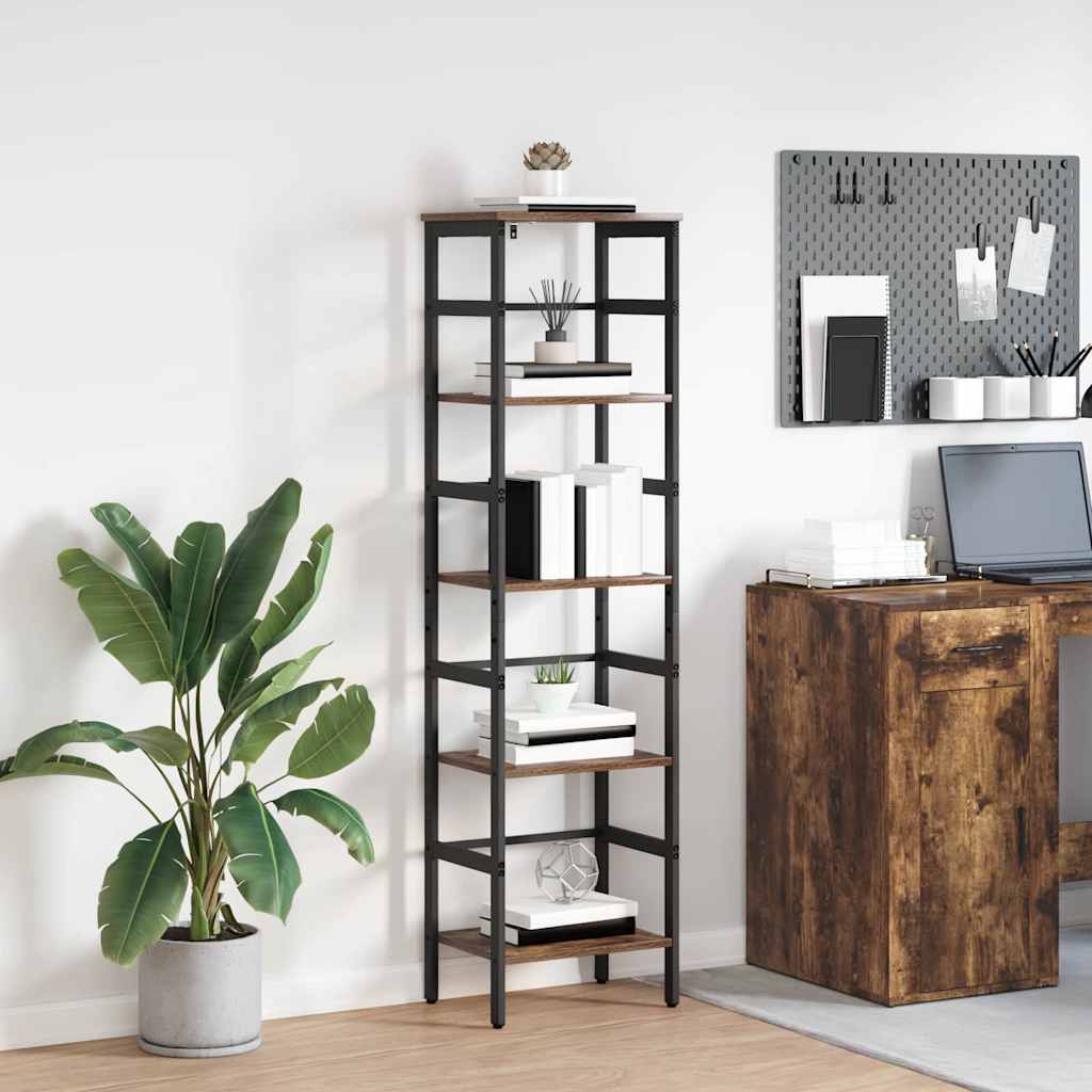 vidaXL Bookshelf 2-Tier Engineered Wood Width 40 cm