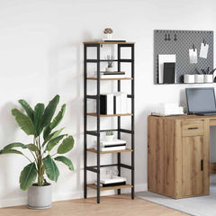 vidaXL Bookshelf 2-Tier Engineered Wood Width 40 cm