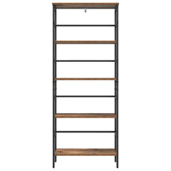 vidaXL Bookshelf 4-Tier 60 x 29.5 x 149 cm Engineered Wood Old Wood 5