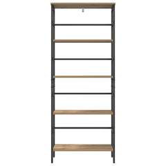 vidaXL Bookshelf 4-Tier 60 x 29.5 x 149 cm Engineered Wood Artisan Oak 5