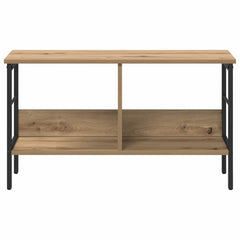 vidaXL Bookshelf 2-Tier 82 x 32 x 47 cm Engineered Wood Artisan Oak 5