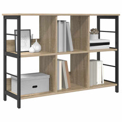 Bookshelf 9-Tier Engineered Wood Width 102 cm Sonoma oak