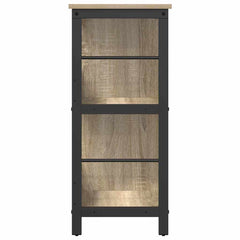 vidaXL Bookshelf 6-Tier 102 x 32 x 72.5 cm Engineered Wood Sonoma Oak 6