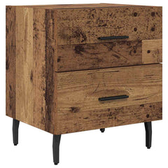 vidaXL Bedside Cabinet 2 pcs Old Wood 40 x 35 x 47.5 cm 6
