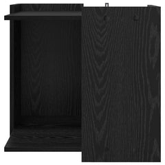 vidaXL Cat Litter Box Enclosure Black oak 53 x 53 x 51 cm 4
