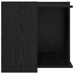 vidaXL Cat Litter Box Enclosure Black oak 53 x 53 x 51 cm 5