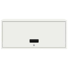 vidaXL Wall Cabinet for Garage with Gas-lift Door White 6