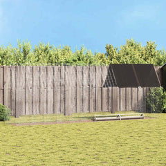 Rabbit Cage Silver 100 x 100 x 210 cm Galvanised Steel 606 cm with roof