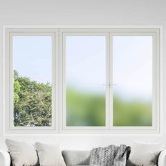 vidaXL Static Window Film Frosted Grey 90 x 2000 cm PVC 1