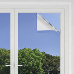 Static Reflective Solar Window Film Silver 45 x 500 cm PVC 60 cm