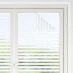 vidaXL Self-adhesive Window Film Frosted stripes 90 x 2000 cm PVC 4