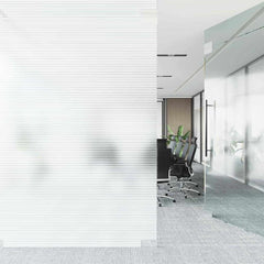 vidaXL Self-adhesive Window Film Frosted stripes 90 x 2000 cm PVC 3