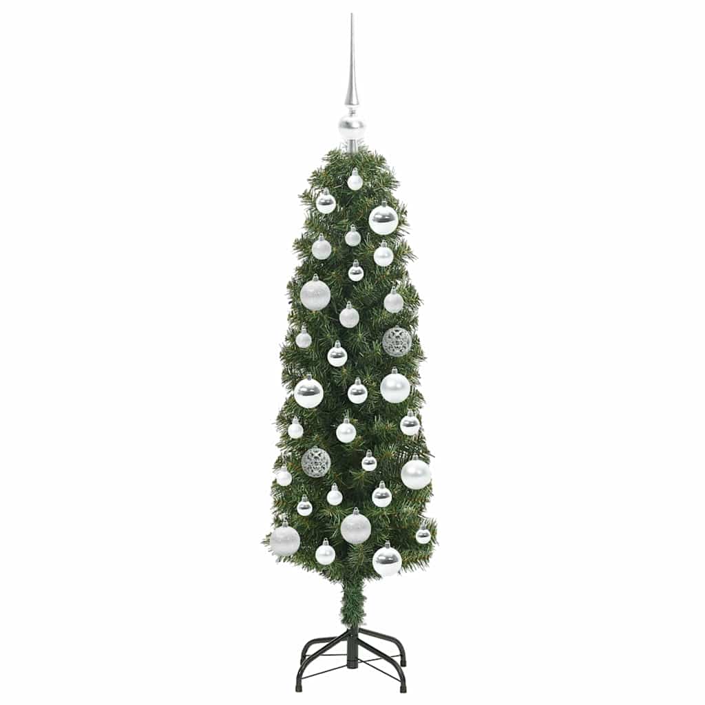 vidaXL Artificial Christmas Tree with 150 LEDs with Stand Green 120 cm 4