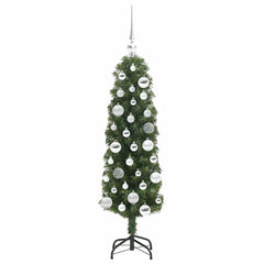 vidaXL Artificial Christmas Tree with 150 LEDs with Stand Green 120 cm 4