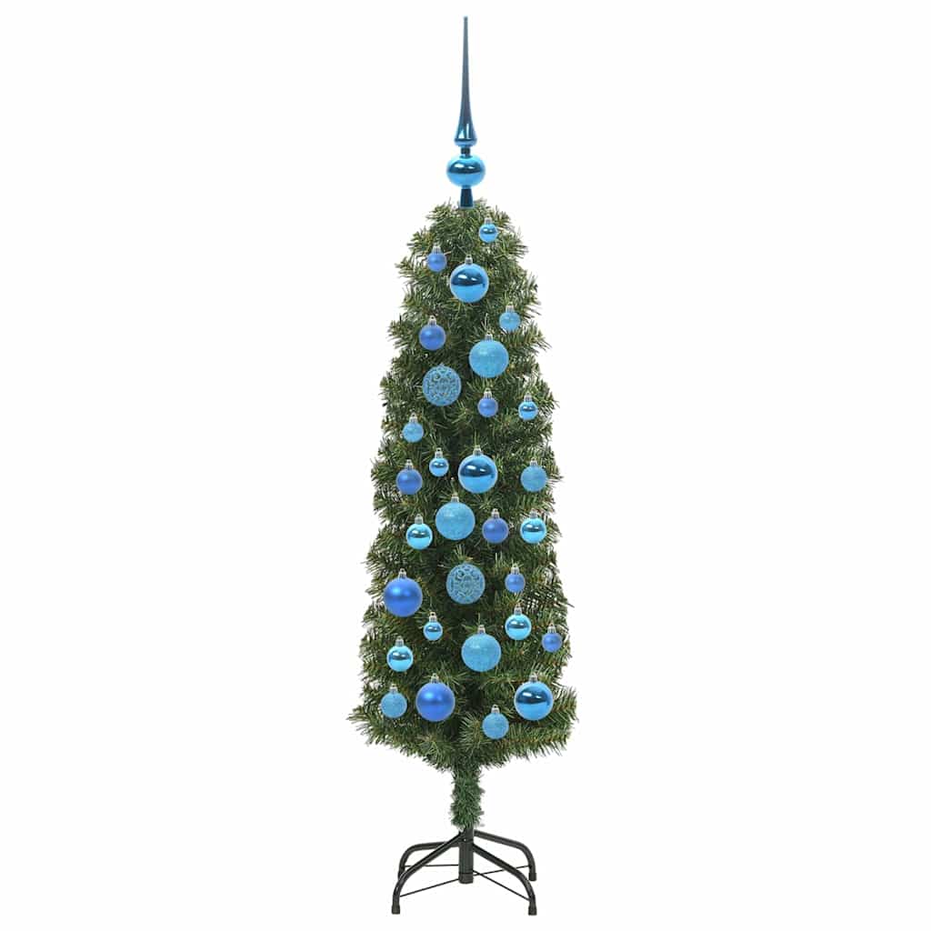 vidaXL Artificial Christmas Tree with 150 LEDs with Stand Green 120 cm 4