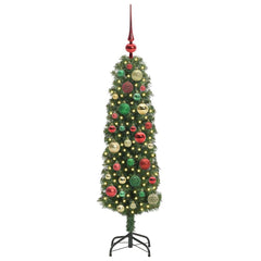 vidaXL Artificial Christmas Tree with 150 LEDs with Stand Green 120 cm 3