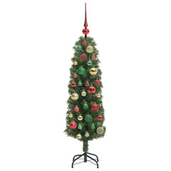 vidaXL Artificial Christmas Tree with 150 LEDs with Stand Green 120 cm 6