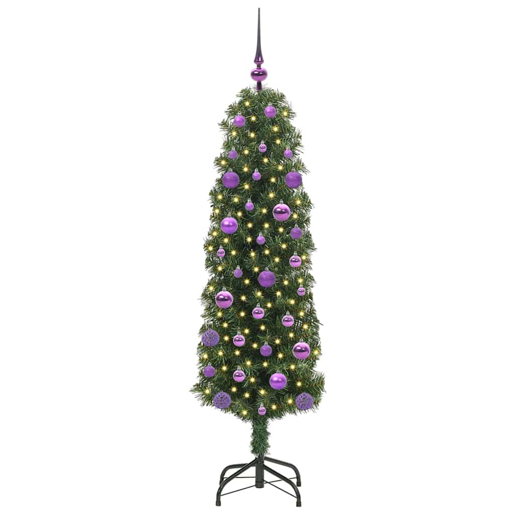 vidaXL Artificial Christmas Tree with 150 LEDs with Stand Green 150 cm 3