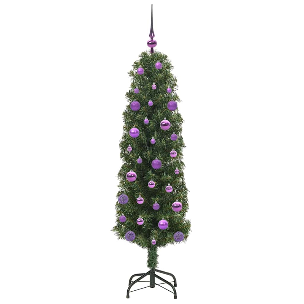 vidaXL Artificial Christmas Tree with 150 LEDs with Stand Green 150 cm 4