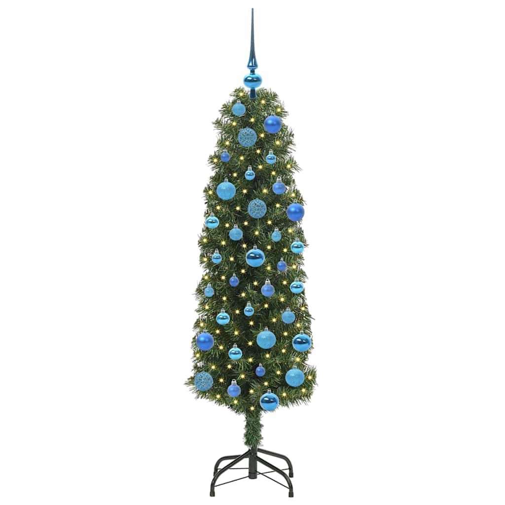 vidaXL Artificial Christmas Tree with 150 LEDs with Stand Green 150 cm 3